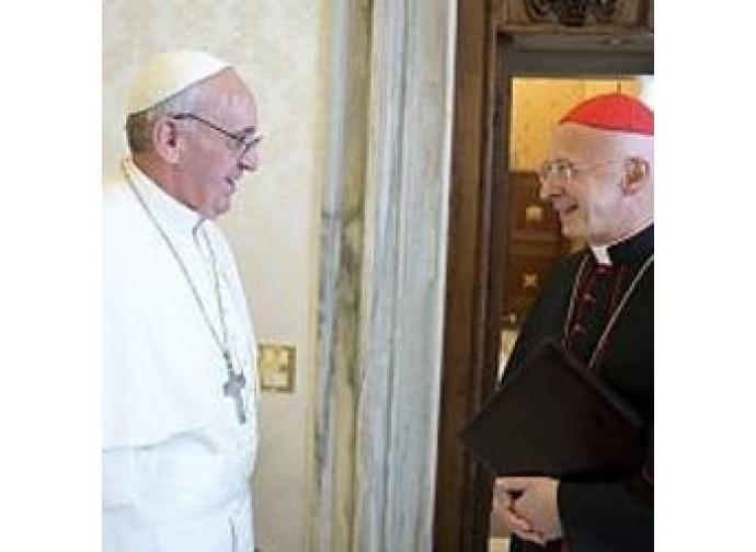 Papa Francesco e il cardinale Bagnasco